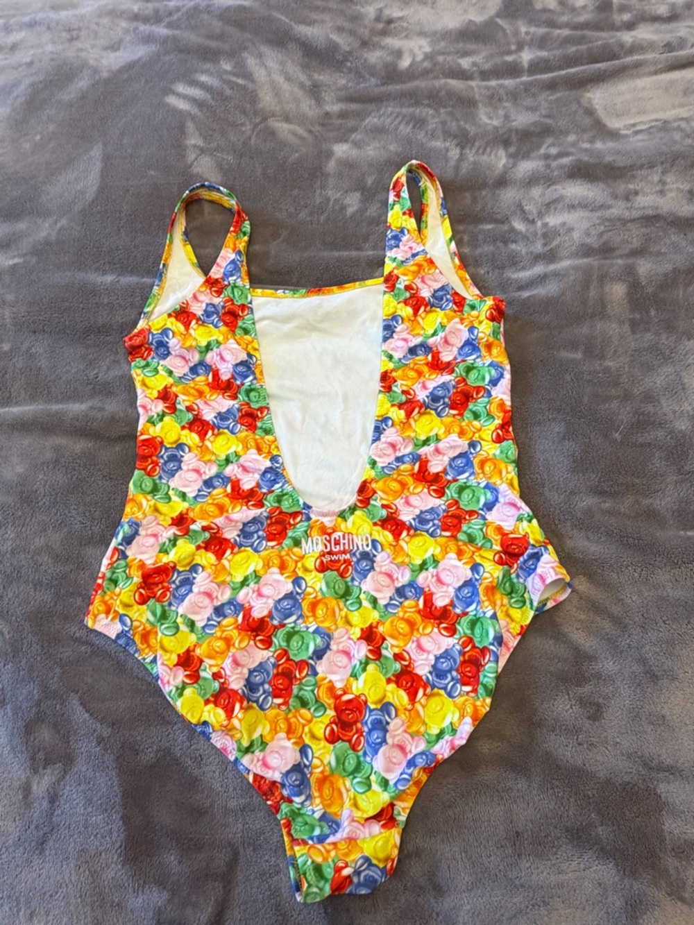 Moschino Multi-Color Floral Print One-Piece Swim - Picture 6 of 9